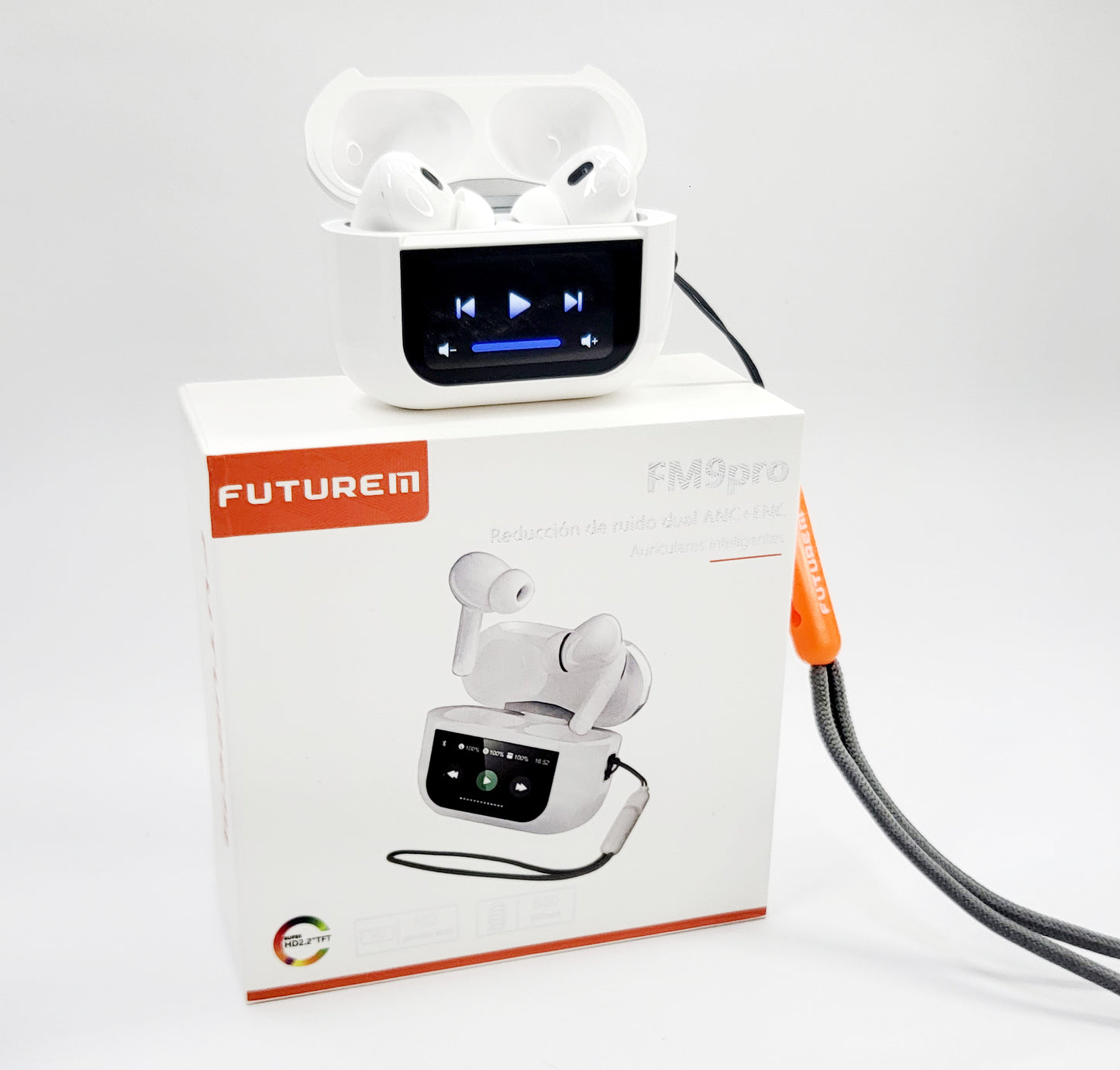 Audífonos Inteligentes FM9Pro FUTUREM Reducción de Ruido Dual
